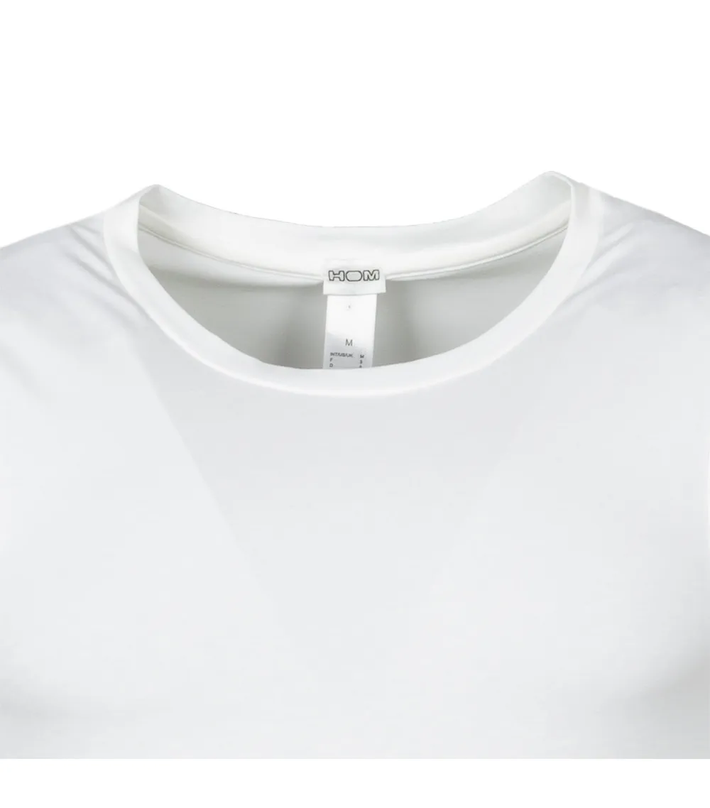 Débardeur Hom Supreme en coton stretch blanc