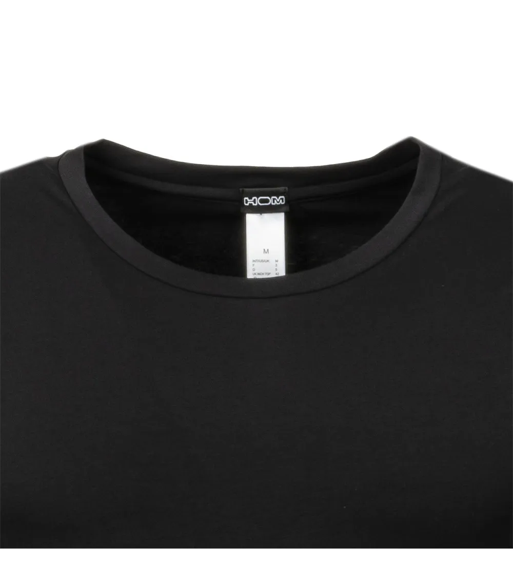 Débardeur Hom Supreme en coton stretch noir