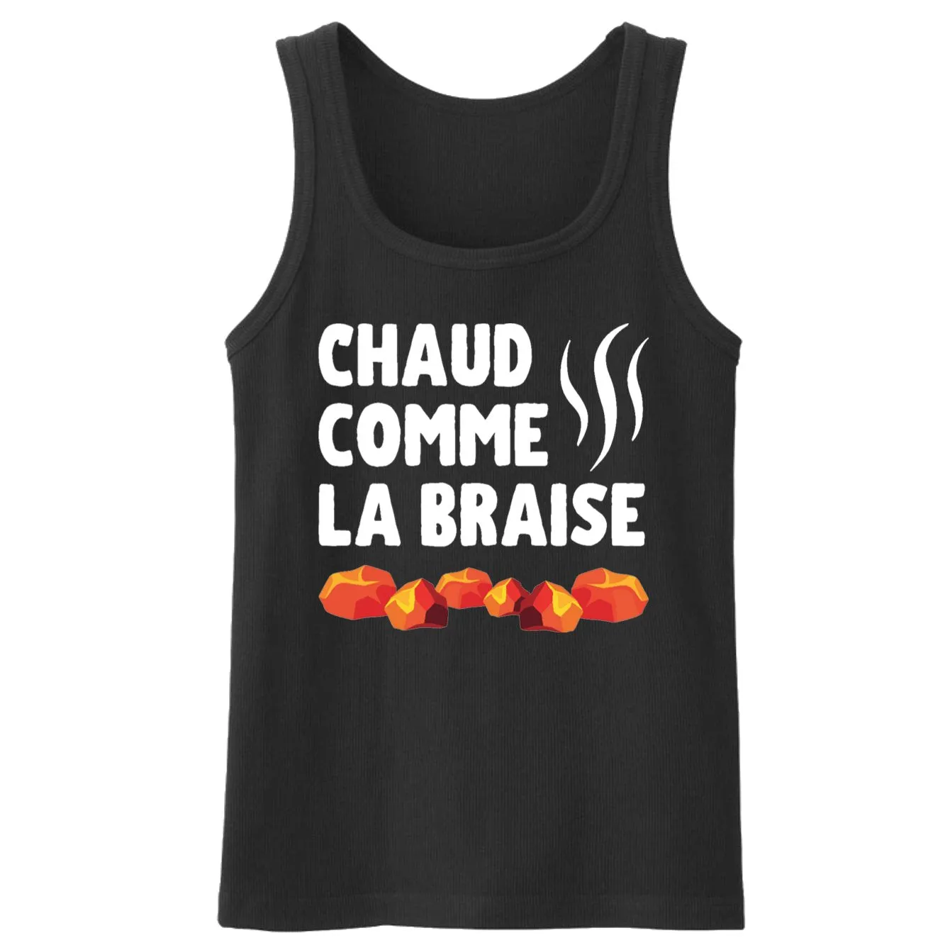 Débardeur Homme Chaud comme la braise