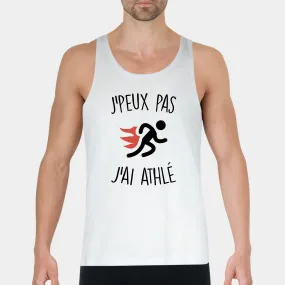 Débardeur Homme J'peux pas j'ai athlé