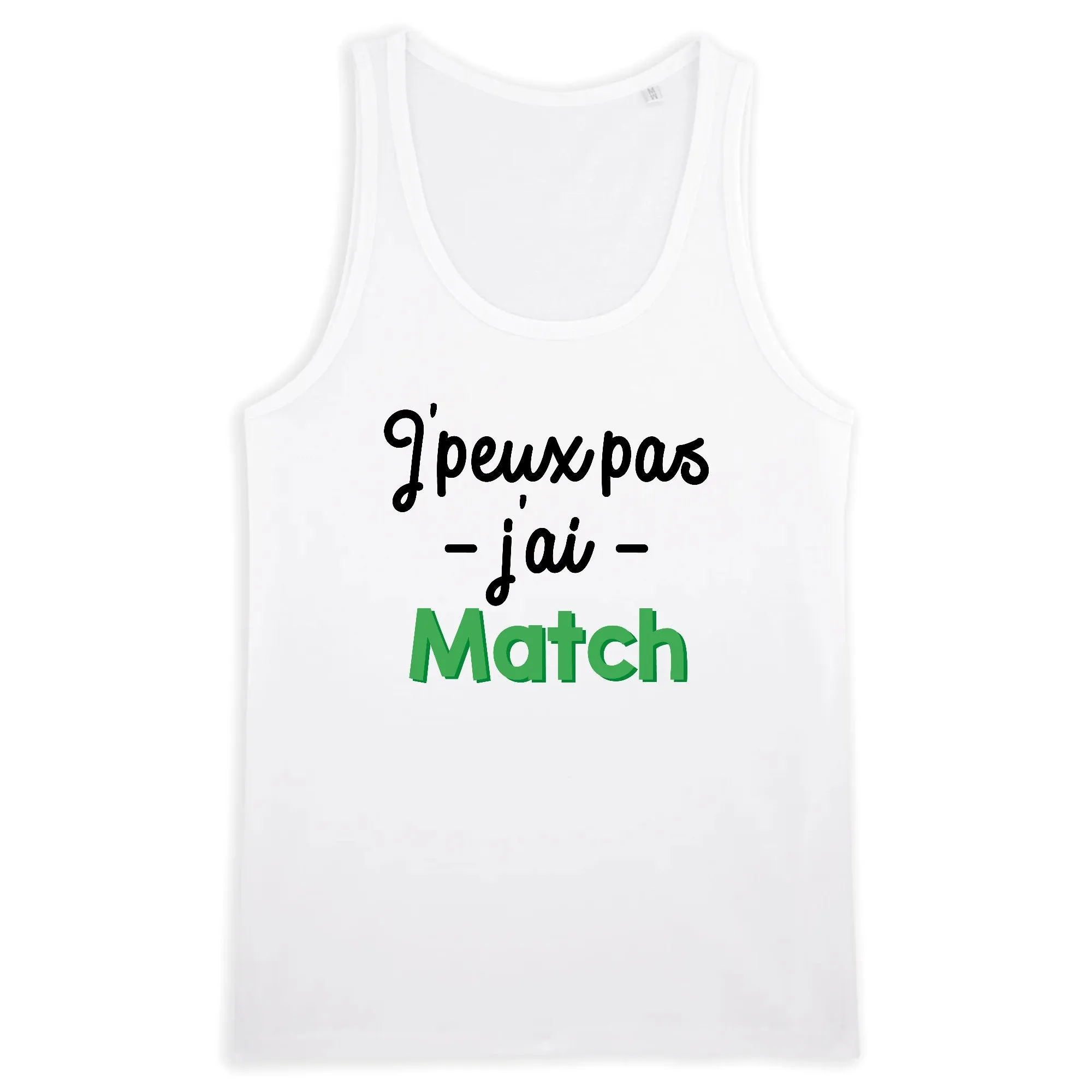 Débardeur Homme J'peux pas j'ai match