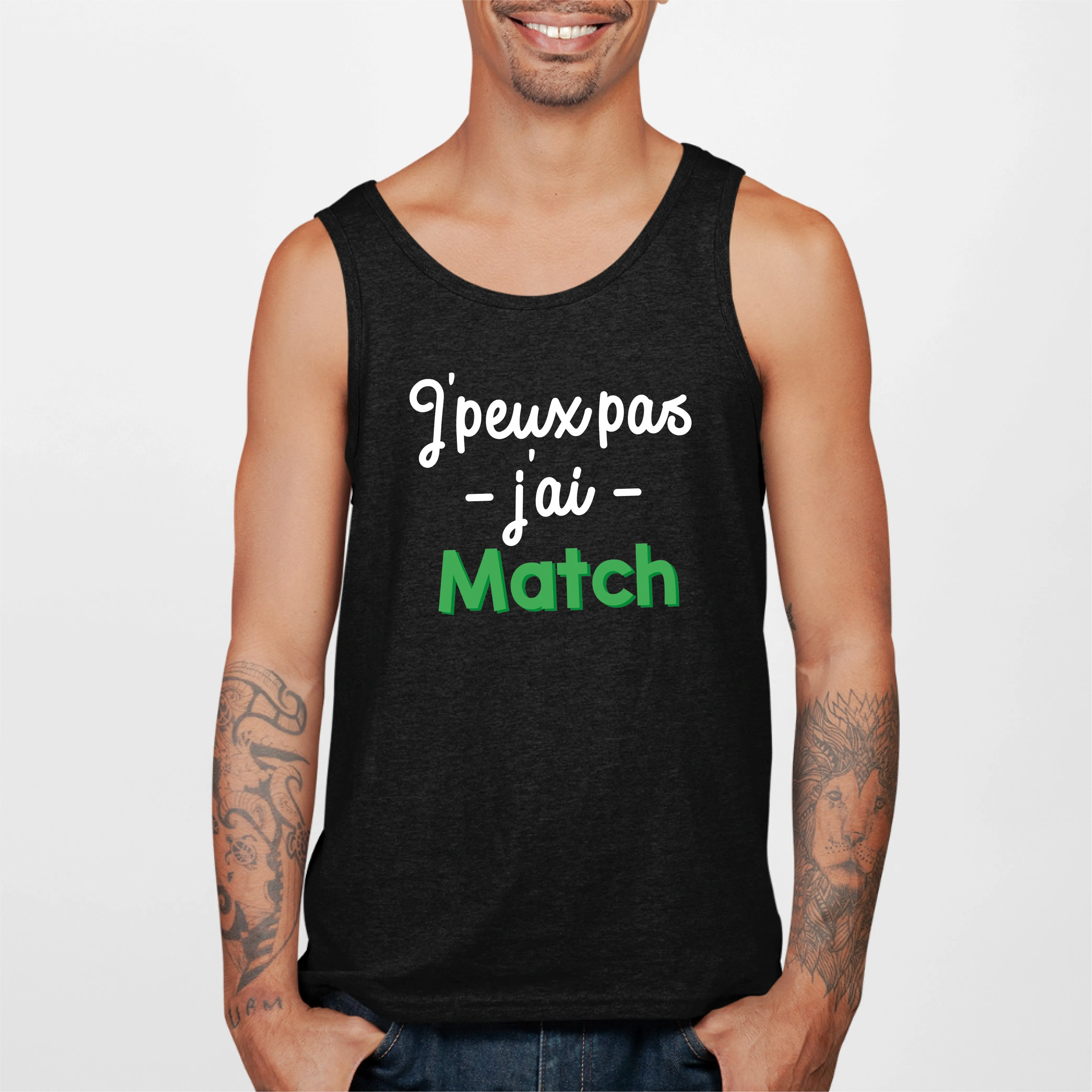 Débardeur Homme J'peux pas j'ai match