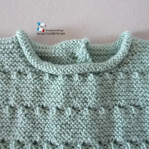 Ensemble brassière bébé 1 mois, bonnet et chaussons, vert limonade mixte tricot bebe layette sur commande