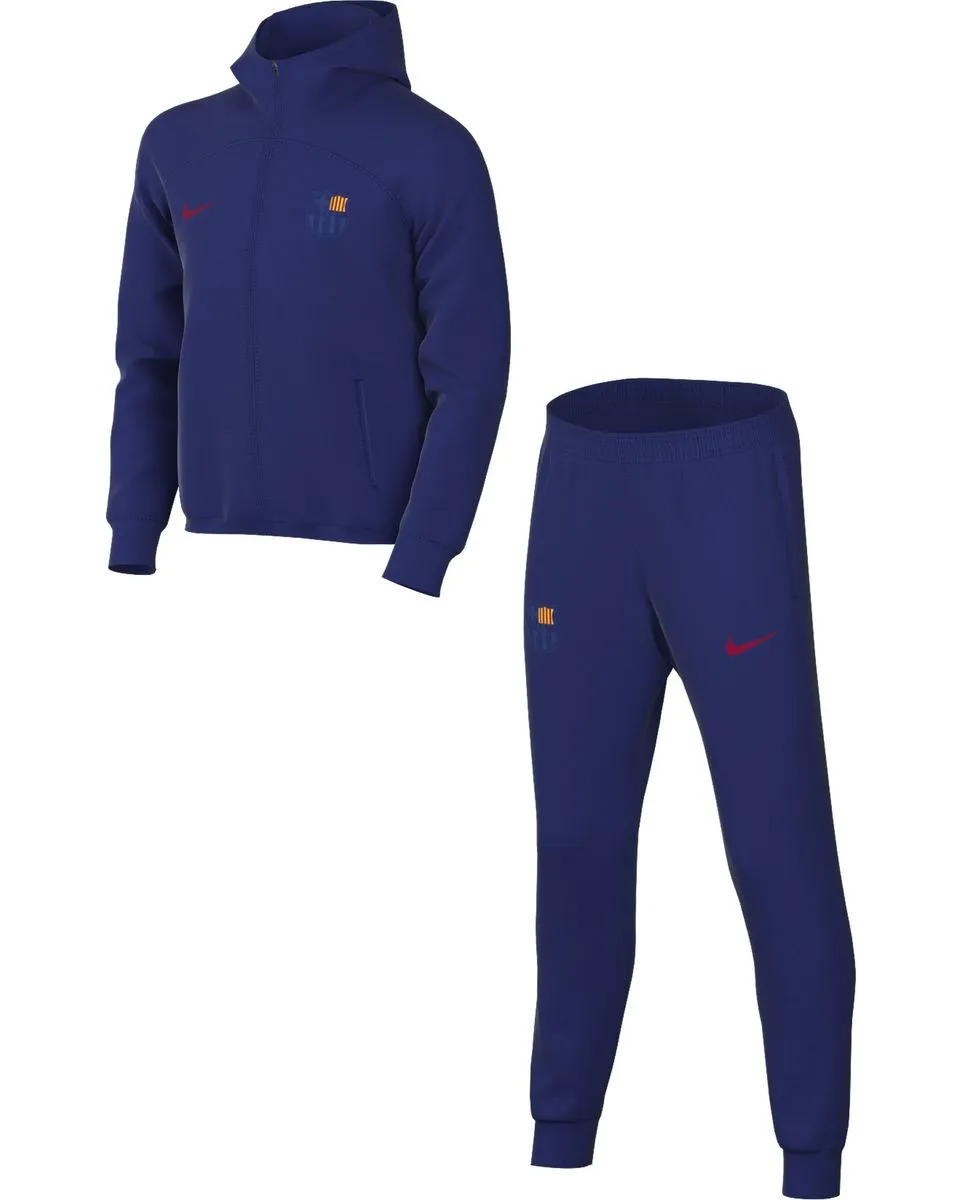 Ensemble de survetement Enfant FCB LK NK DF STRK HD TRKSUIT K Bleu