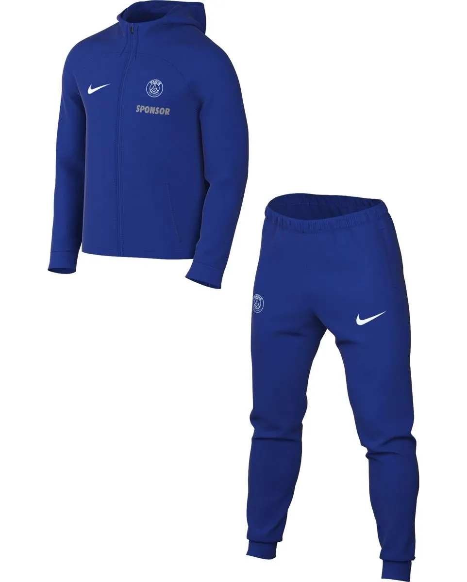 Ensemble survetement Homme PSG MNK DF STKHD TRKSUIT KCL Bleu