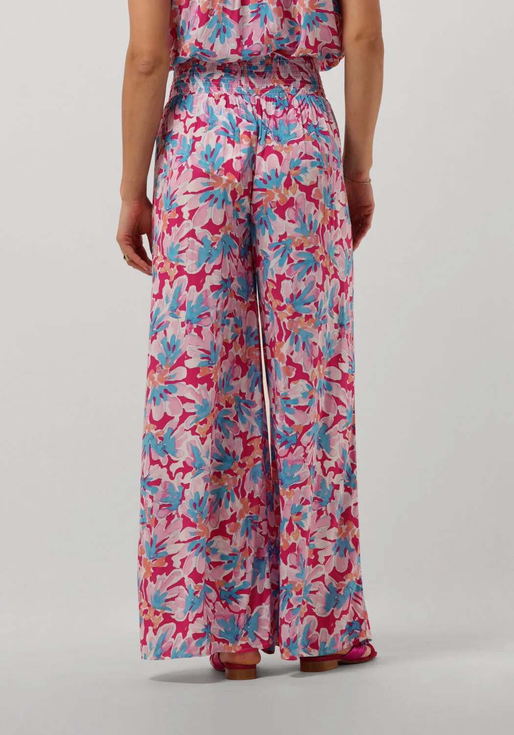 fabienne chapot pantalon large palapa trousers en rose