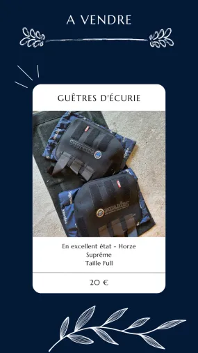 Guêtres de box