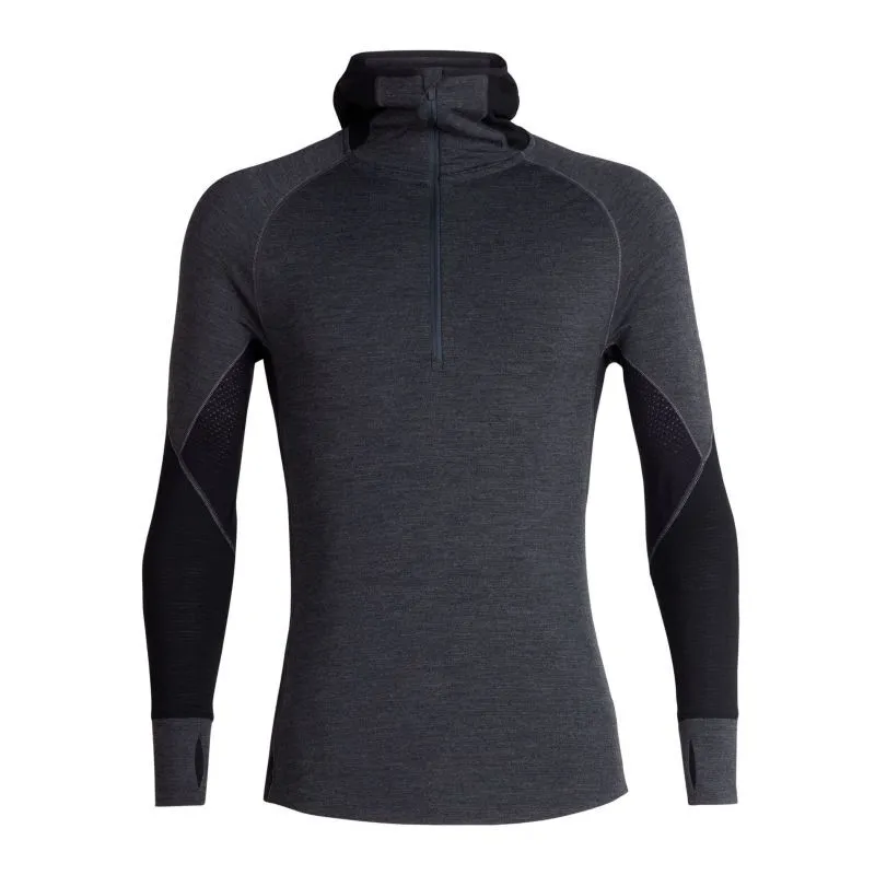 Icebreaker Bodyfitzone 260 Zone Long Sleeve Half Zip Hood - Sous-vêtement mérinos homme I Hardloop | Hardloop