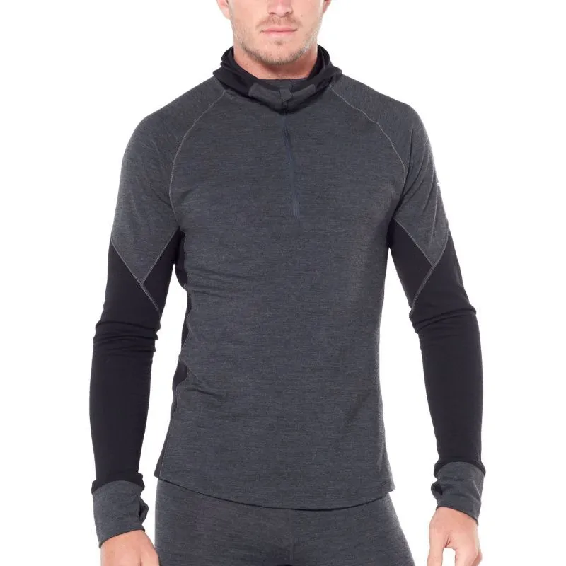 Icebreaker Bodyfitzone 260 Zone Long Sleeve Half Zip Hood - Sous-vêtement mérinos homme I Hardloop | Hardloop