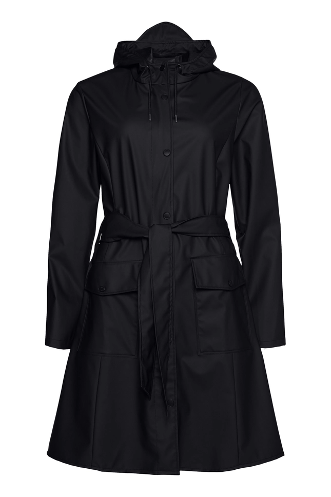 Imperméable RAINS Female Curve Jacket Black