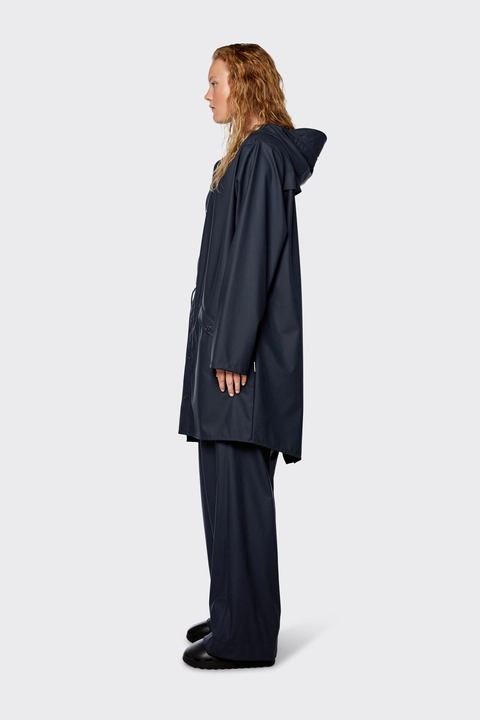 Imperméable RAINS Unisex Long Jacket Navy Bleu