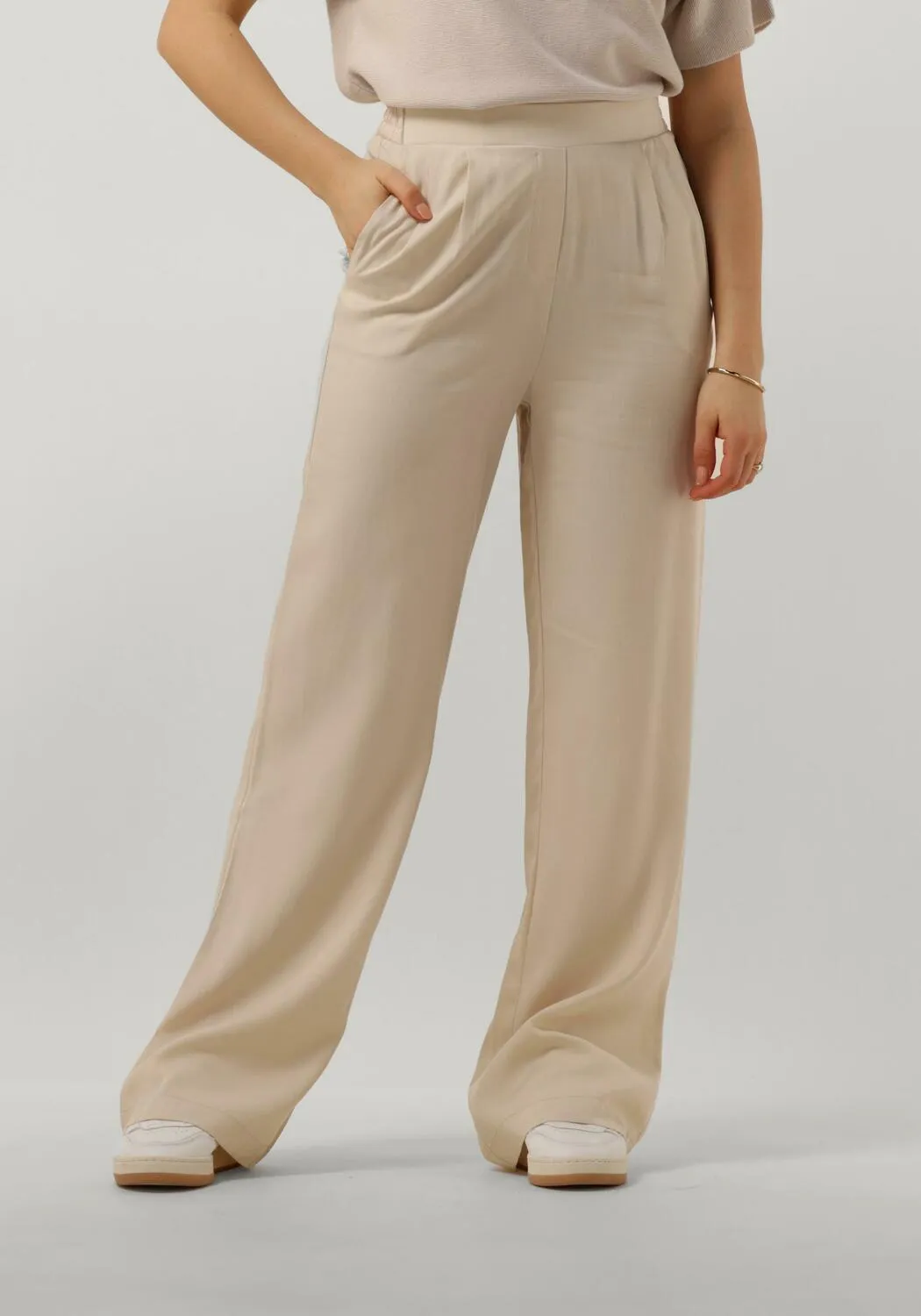 knit-ted pantalon large wendy sable