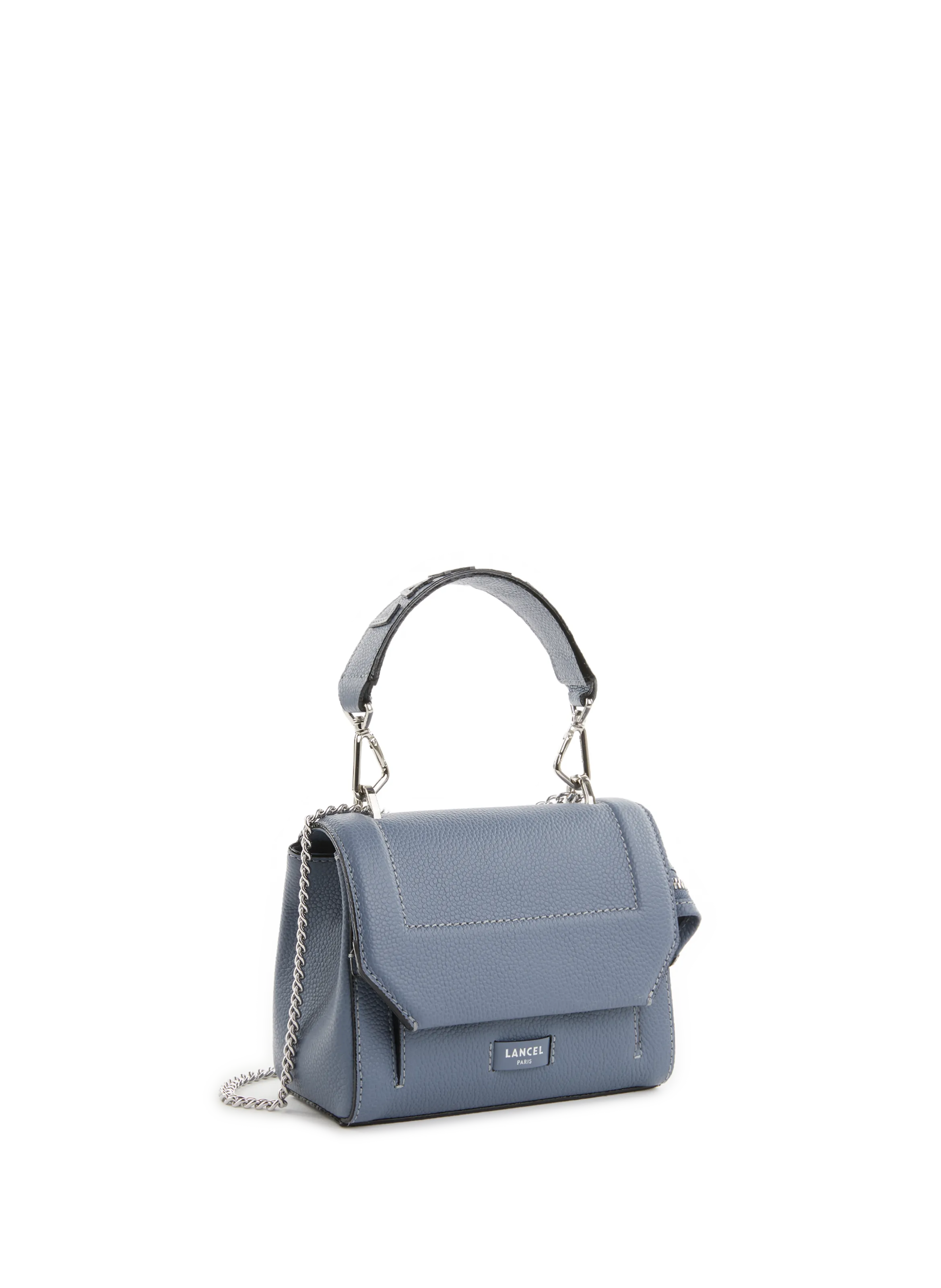 LANCEL  Sac à main Ninon en cuir - Gris