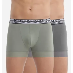 Lot de 2 Boxers 3D FLEX STAY AND FIT X2 - multicolore Dim Underwear en coton Dim - Boxer & Shorty Homme sur MenCorner