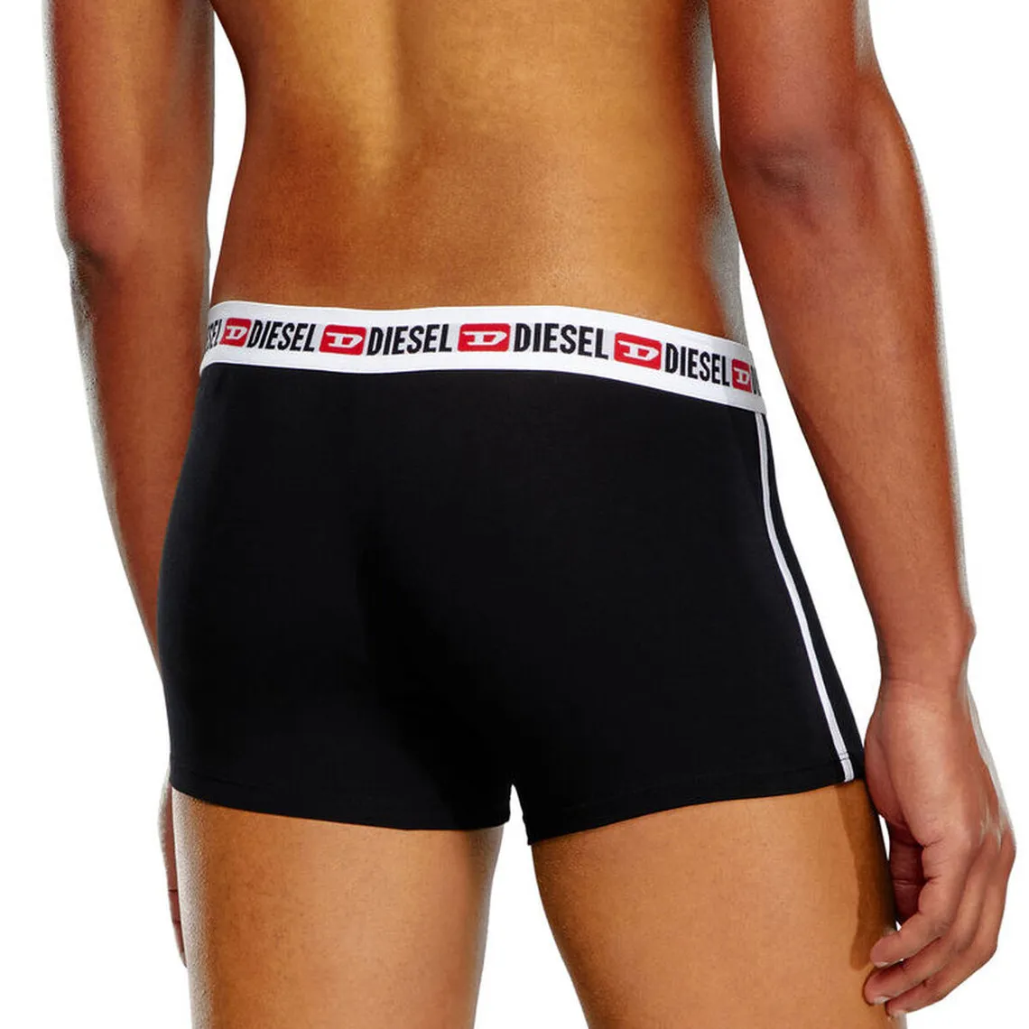 Lot de 2 boxers coton noir Diesel Underwear - Boxer & Shorty Homme sur MenCorner