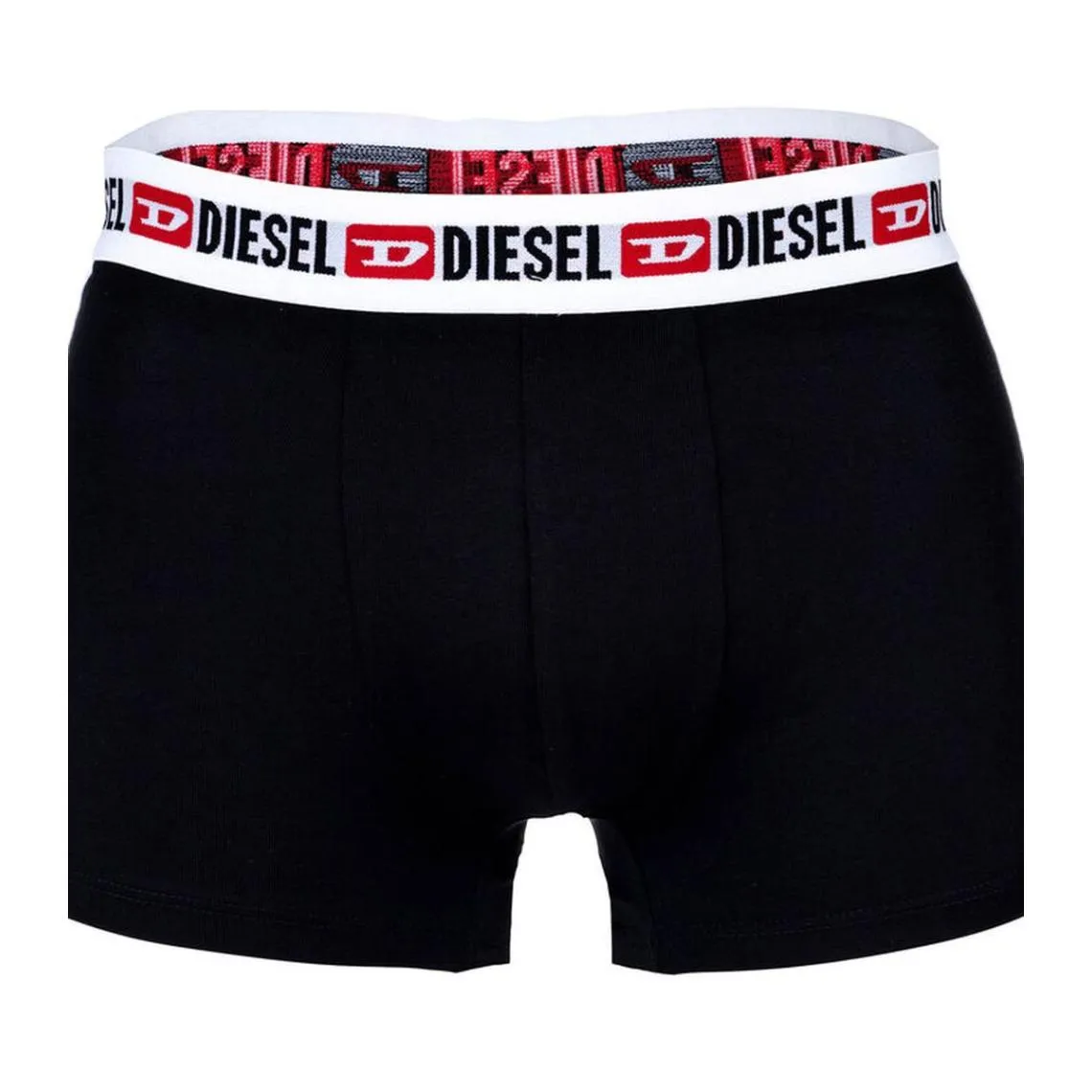 Lot de 2 boxers coton noir/noir Diesel Underwear - Boxer & Shorty Homme sur MenCorner