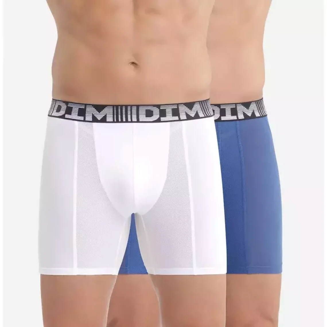 Lot de 2 boxers longs 3D FLEX AIR X2 - Dim Underwear en coton Dim - Boxer & Shorty Homme sur MenCorner