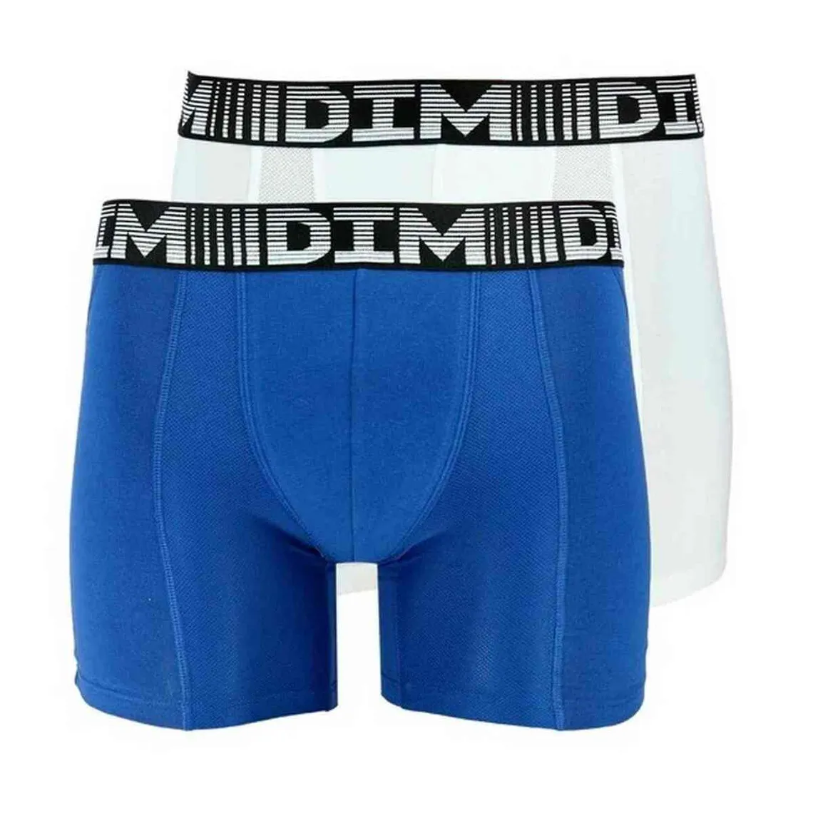 Lot de 2 boxers longs 3D FLEX AIR X2 - Dim Underwear en coton Dim - Boxer & Shorty Homme sur MenCorner