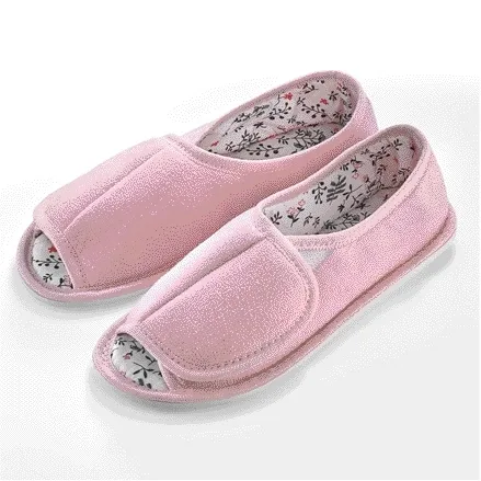 Lot de 2 paires de chaussons Bleu + rose - taille 36/37