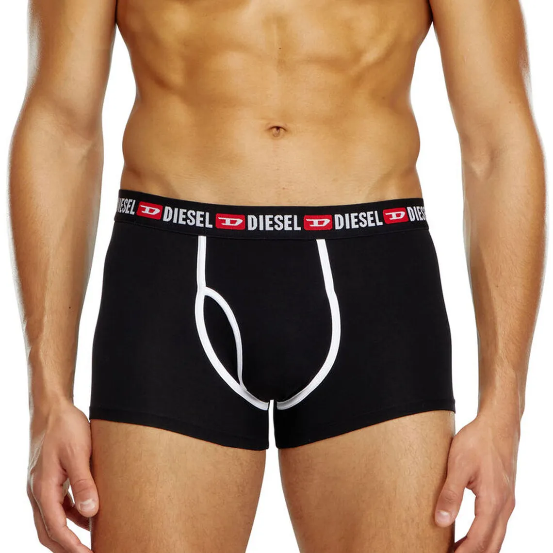 Lot de 3 boxers coton noir Diesel Underwear - Boxer & Shorty Homme sur MenCorner