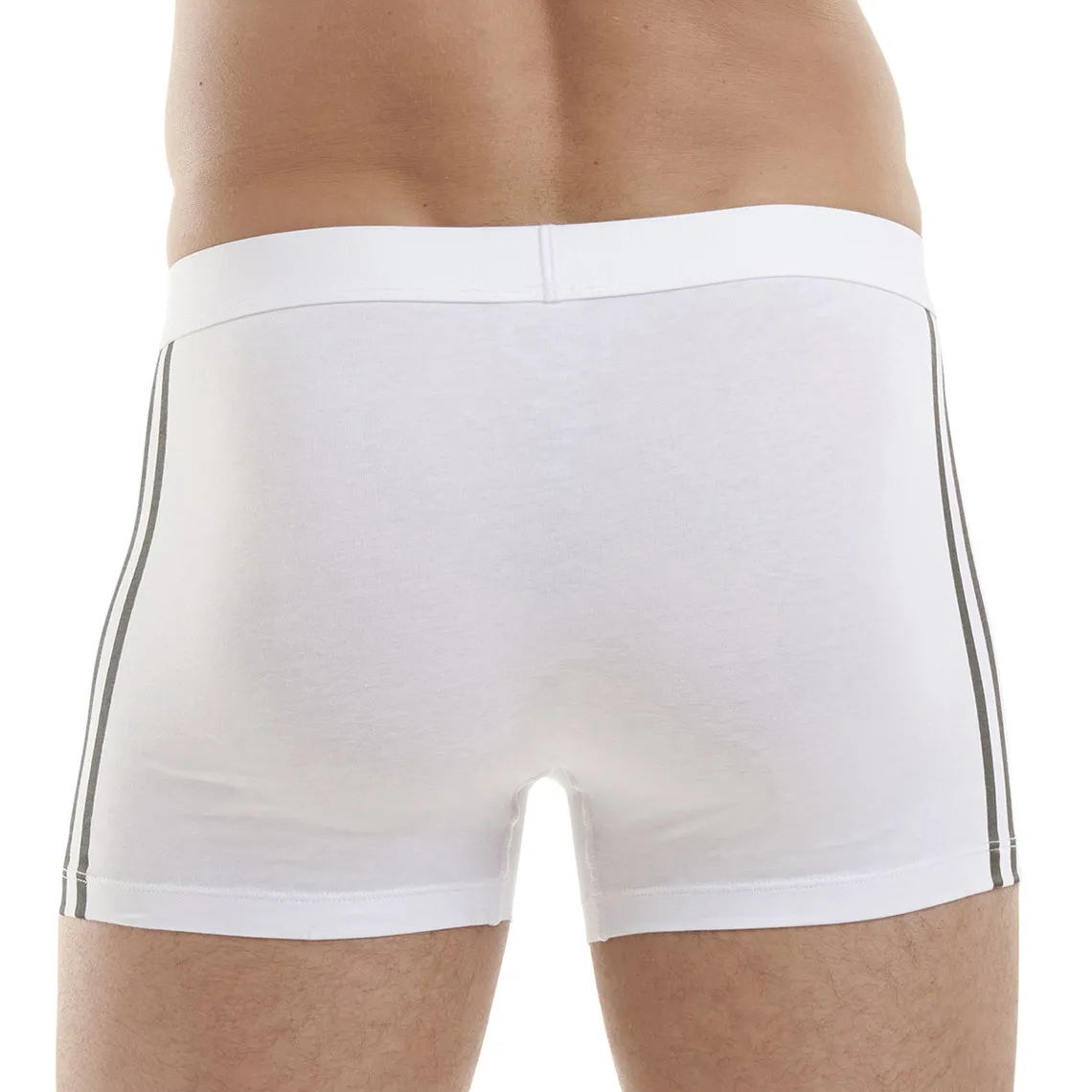 Lot de 3 boxers homme Active Flex Coton 3 Stripes Adidas blanc Adidas Underwear - Caleçon Homme sur MenCorner