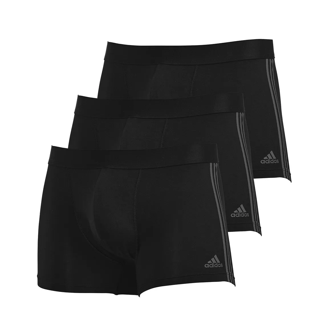 Lot de 3 boxers homme Active Flex Coton 3 Stripes Adidas noir Adidas Underwear - Caleçon Homme sur MenCorner