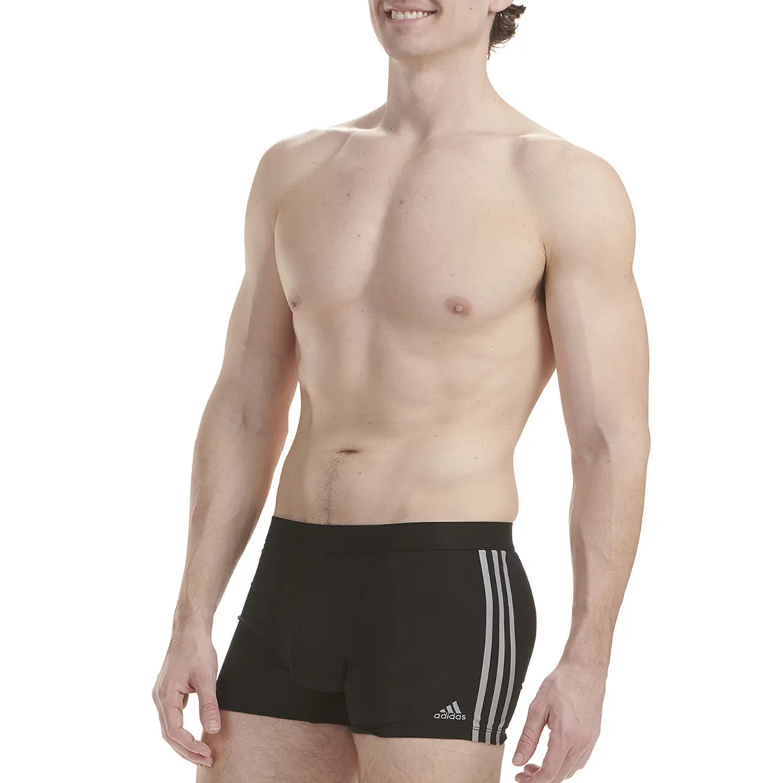 Lot de 3 boxers homme Active Flex Coton 3 Stripes Adidas noir Adidas Underwear - Caleçon Homme sur MenCorner