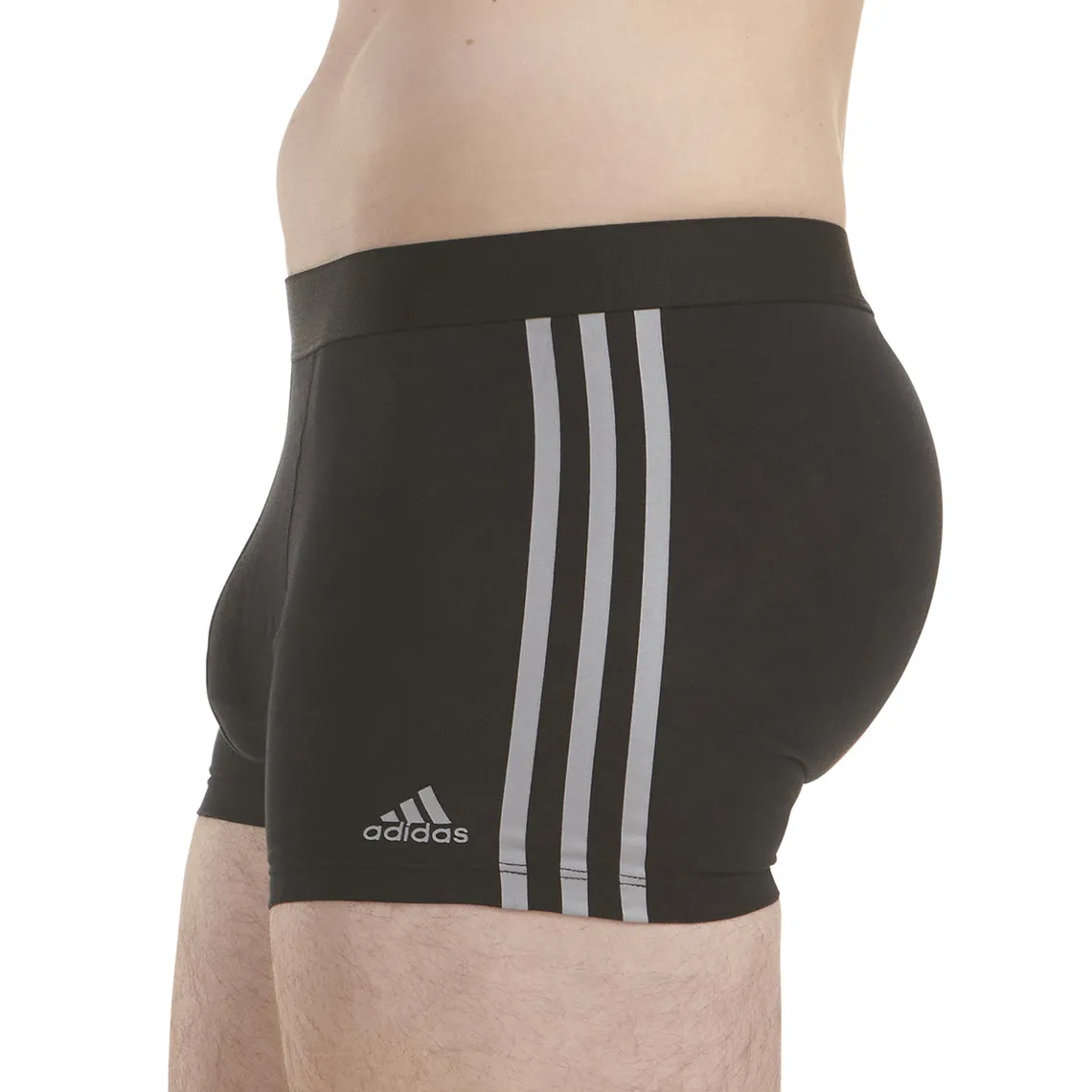 Lot de 3 boxers homme Active Flex Coton 3 Stripes Adidas noir Adidas Underwear - Caleçon Homme sur MenCorner