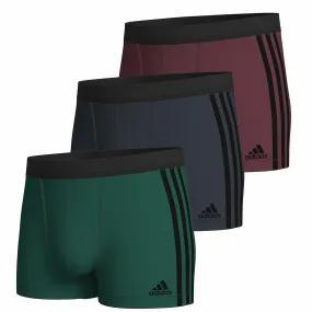 Lot de 3 boxers homme Active Flex Coton 3 Stripes Adidas vert Adidas Underwear - Caleçon Homme sur MenCorner