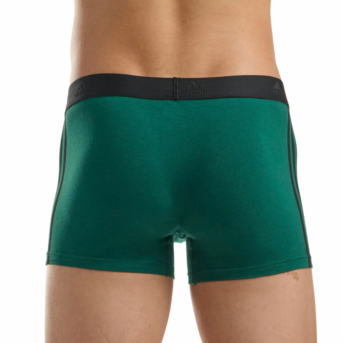 Lot de 3 boxers homme Active Flex Coton 3 Stripes Adidas vert Adidas Underwear - Caleçon Homme sur MenCorner