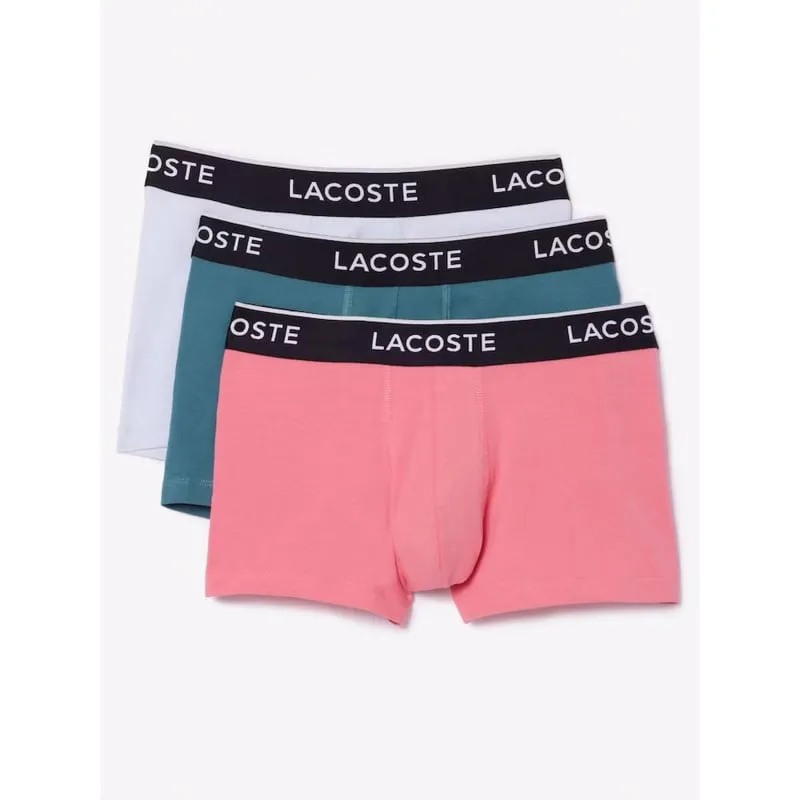 Lot de 3 boxers underwear trunk trois couleurs homme - Lacoste | wimod