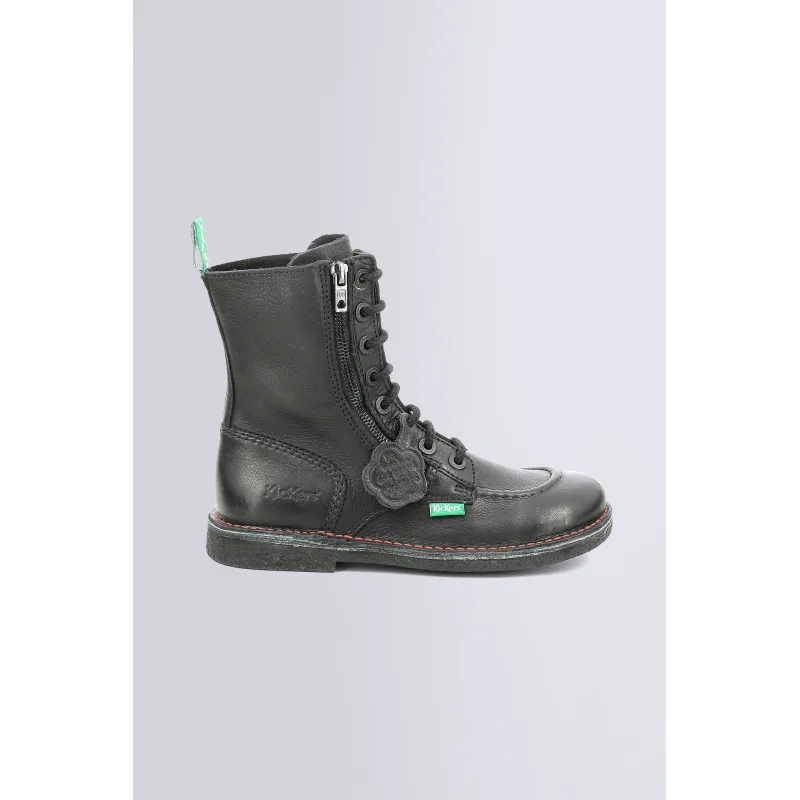 Meetickzip - Bottines noires pour femme - Kickers © Officel