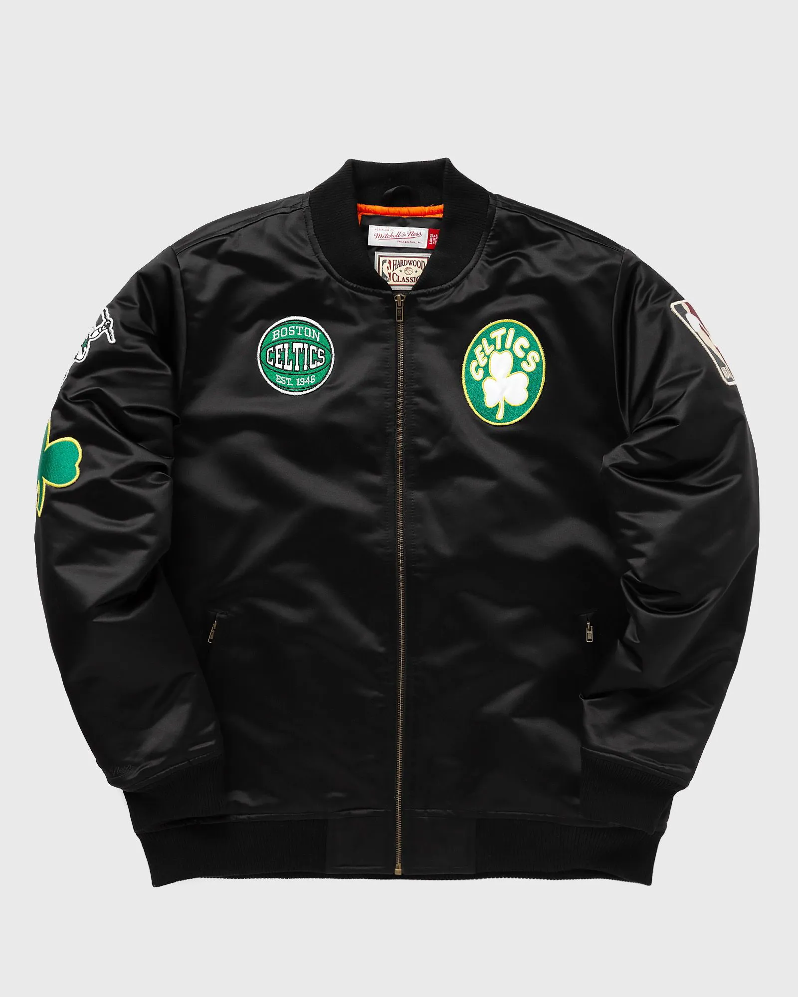 NBA SATIN BOMBER JACKET BOSTON CELTICS