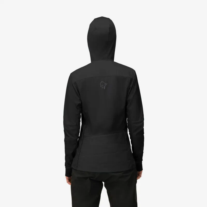 Norrona Falketind Alpha90 Insulated Zip Hood - Polaire femme | Hardloop