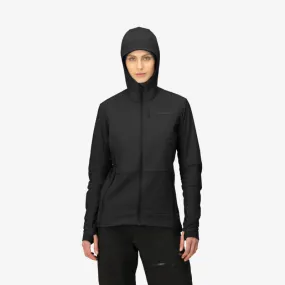 Norrona Falketind Alpha90 Insulated Zip Hood - Polaire femme | Hardloop