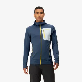 Norrona Falketind Power Grid Hood - Polaire homme | Hardloop