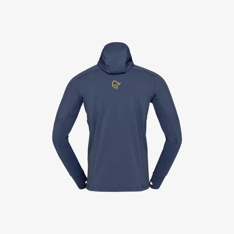 Norrona Falketind Power Grid Hood - Polaire homme | Hardloop