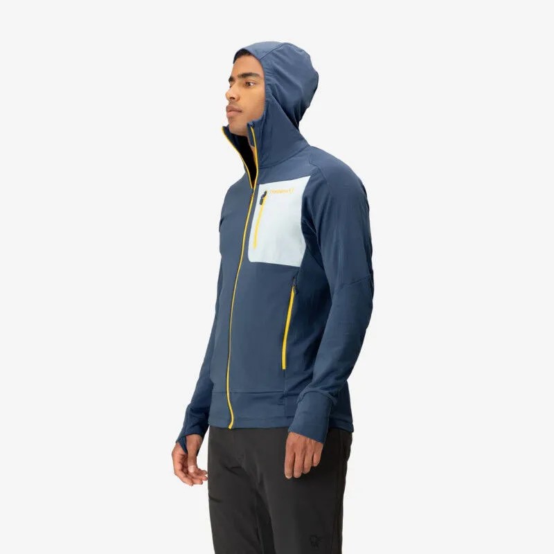 Norrona Falketind Power Grid Hood - Polaire homme | Hardloop