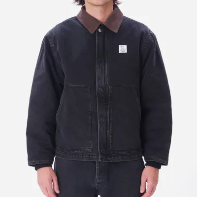 OBEY - WORK AROUND JACKET - Faded Black