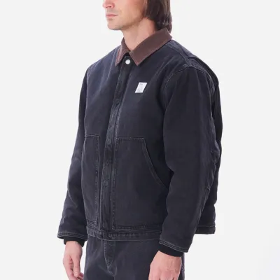 OBEY - WORK AROUND JACKET - Faded Black