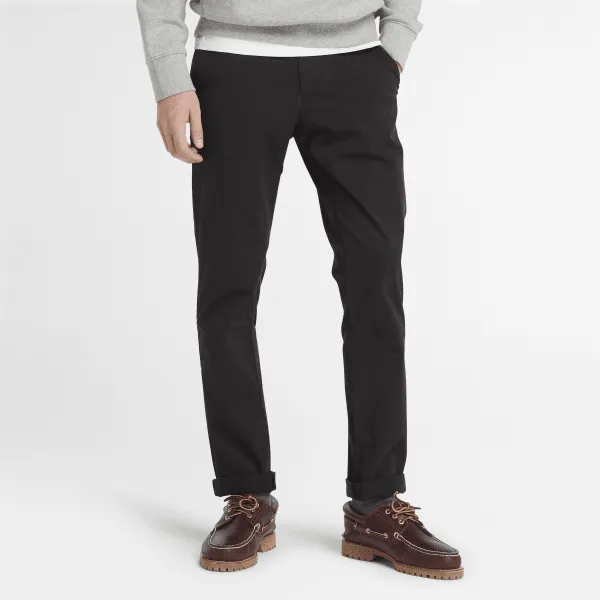 Pantalon chino stretch Sargent Lake pour homme en noir