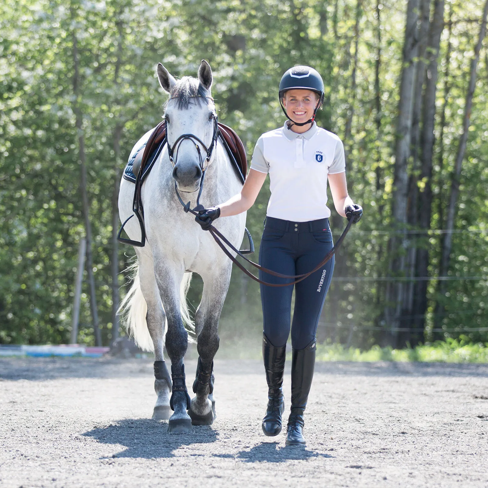 Pantalon d'équitation Meghan fond intégral grip