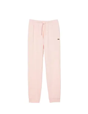 Pantalon de survetement en molleton femme Lacoste Ref 58277 T03 Rose pale