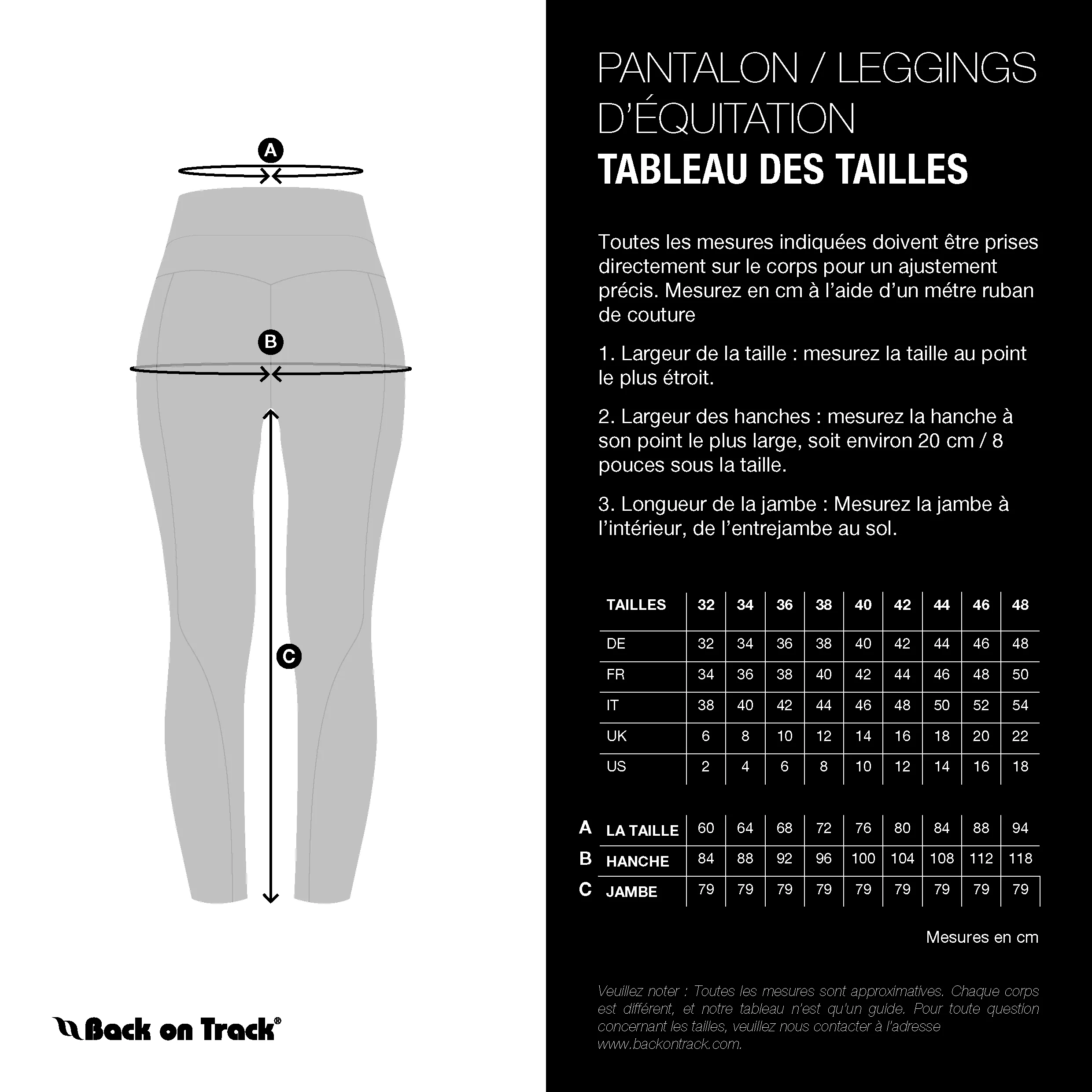 Pantalon d’équitation Katie KS Femme - Back on Track