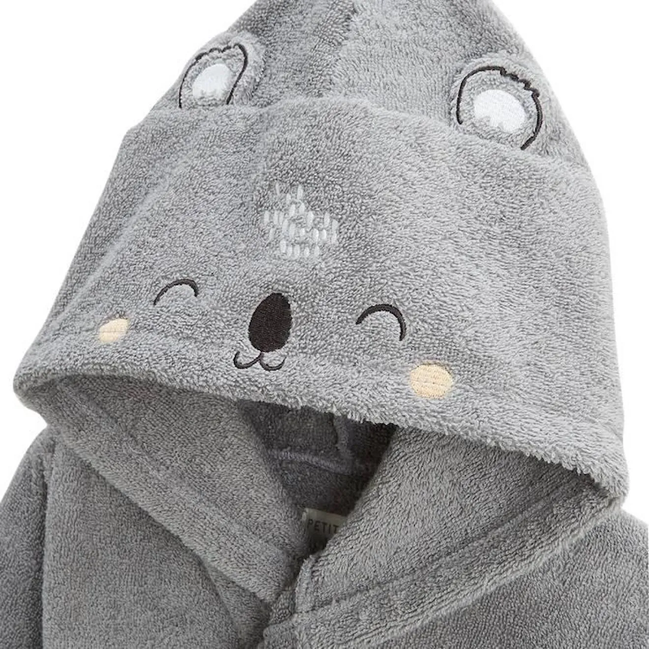 Peignoir de bain bébé Nuage 5 ans gris - Petit Beguin