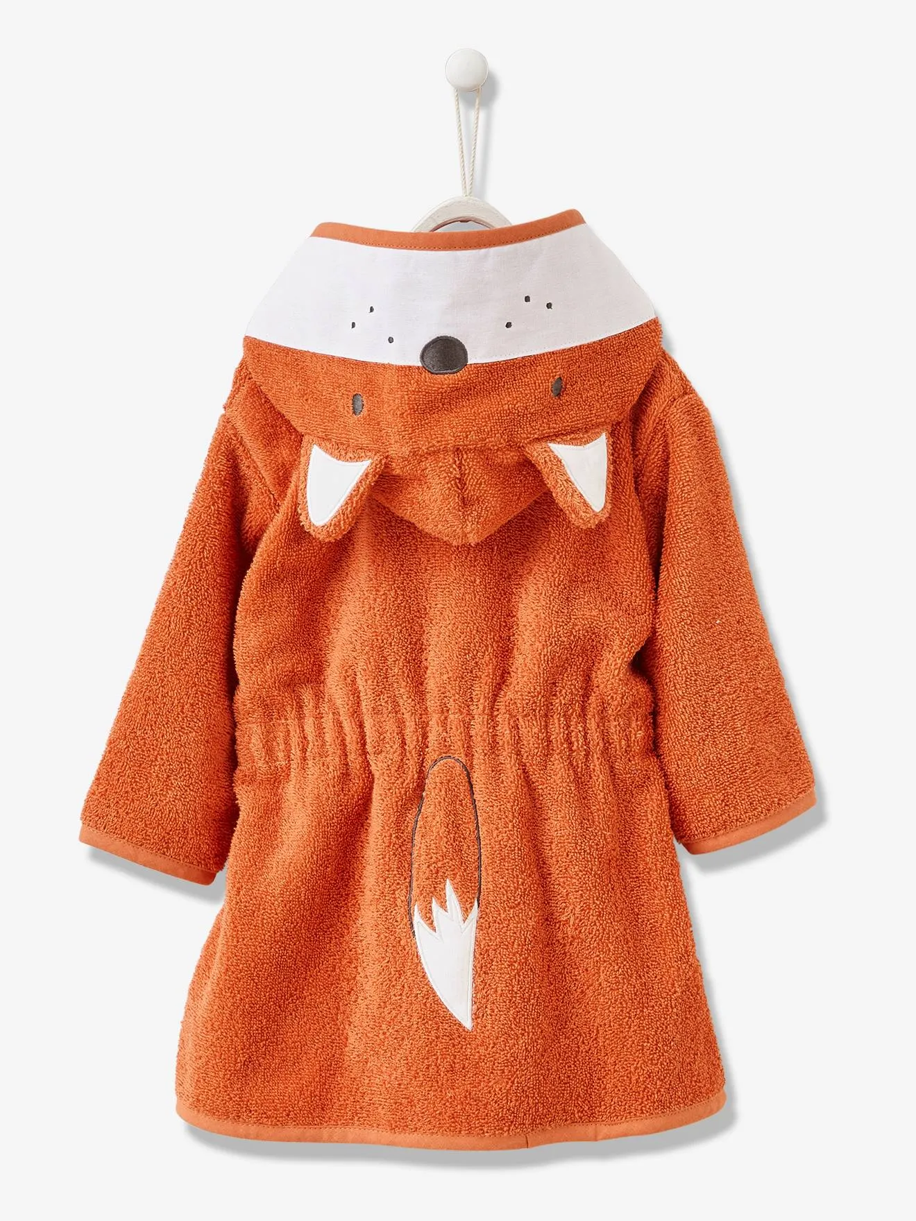 Peignoir de bain bébé Renard orange - Vertbaudet