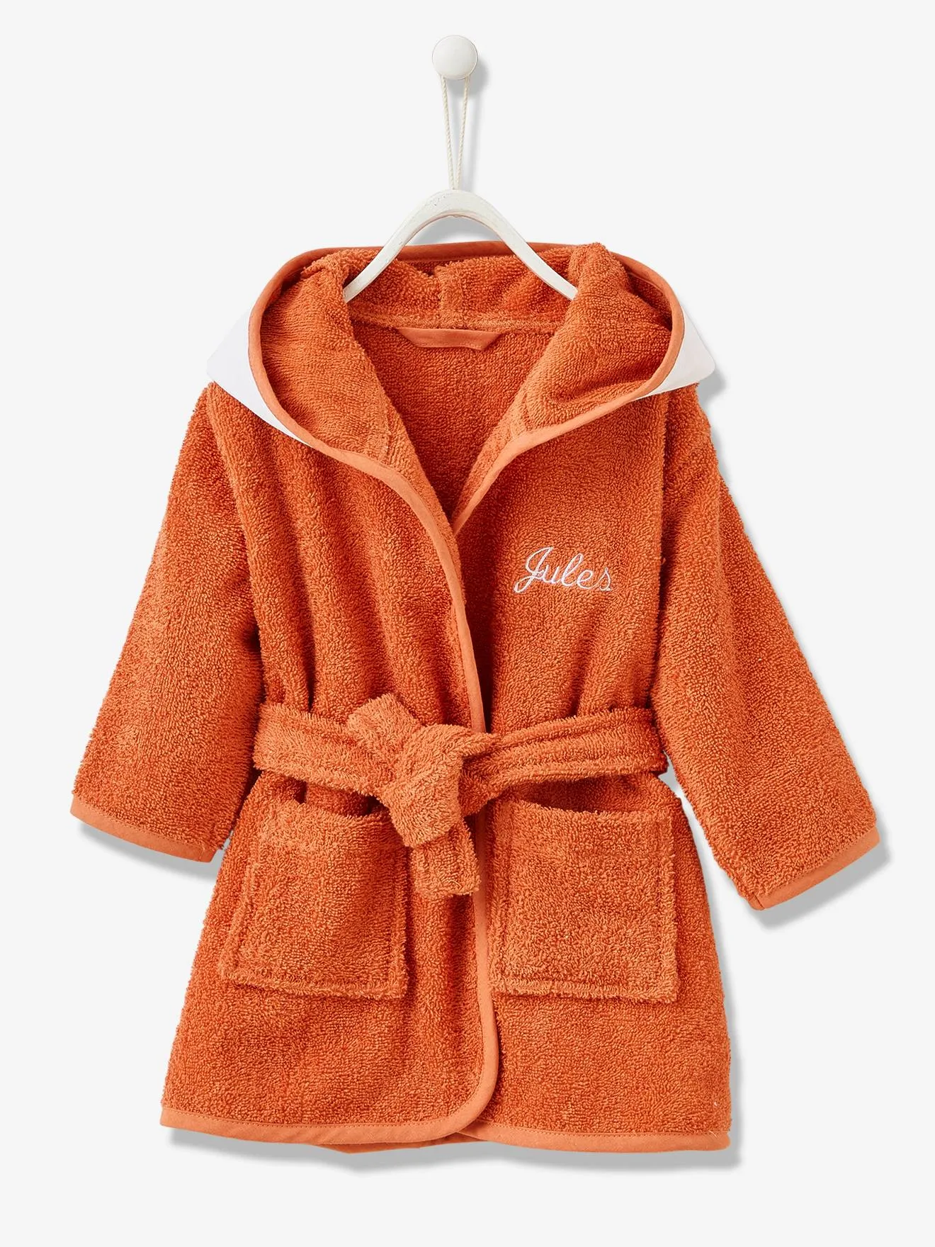 Peignoir de bain bébé Renard orange - Vertbaudet