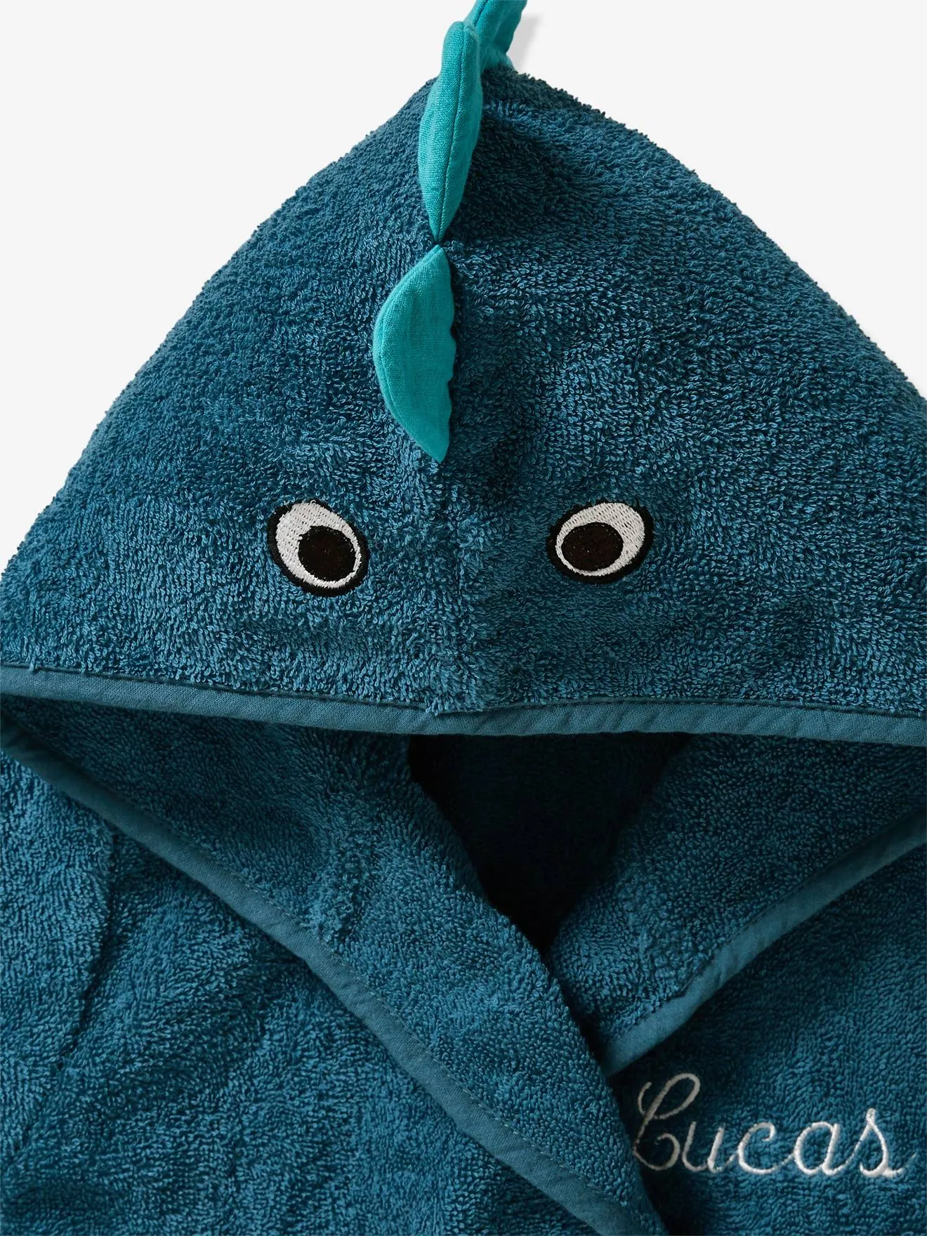 Peignoir enfant Dinosaure personnalisable bleu - Vertbaudet