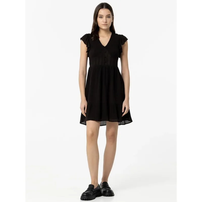 Robe courte uni neptuno noir femme - Tiffosi | wimod