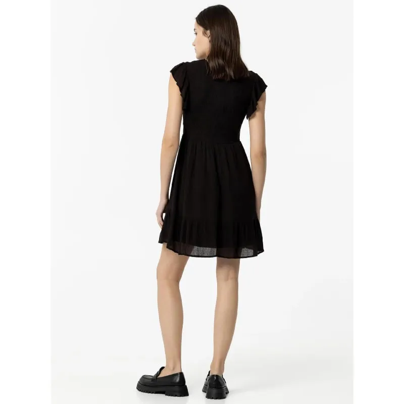 Robe courte uni neptuno noir femme - Tiffosi | wimod